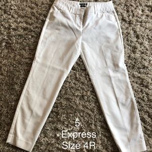 White Express dress pants
